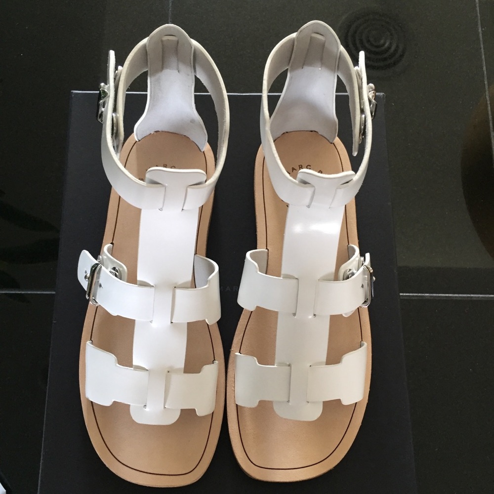 NWT Marc by Marc Jacobs Talc White Sandal